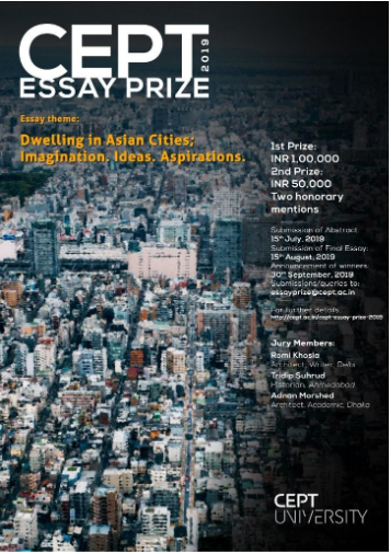 Lecturer Sabbir Ahmed has come out fifth (5th) in CEPT Essay Prize 2019